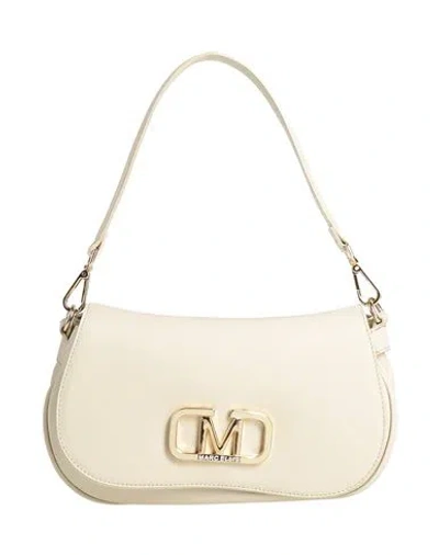 Marc Ellis Woman Handbag Ivory Size - Leather In White