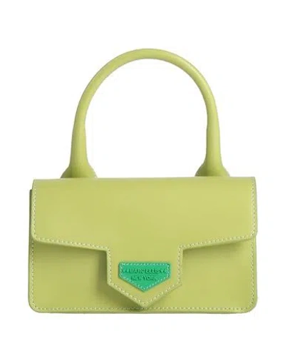 Marc Ellis Woman Handbag Light Green Size - Textile Fibers