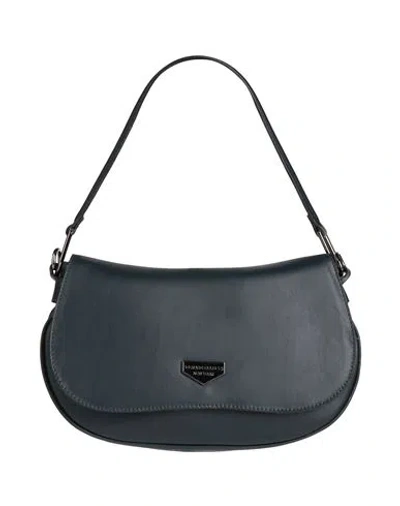 Marc Ellis Woman Handbag Midnight Blue Size - Leather