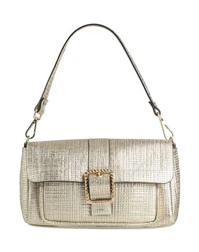 Marc Ellis Woman Handbag Platinum Size - Leather In Gray