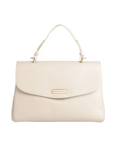 Marc Ellis Woman Handbag Taupe Size - Leather In Grey