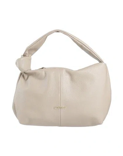 Marc Ellis Woman Handbag Taupe Size - Leather In Grey