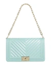 Marc Ellis Woman Handbag Turquoise Size - Plastic In Blue