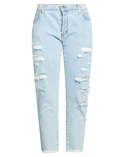 Marc Ellis Woman Jeans Blue Size 18 Cotton