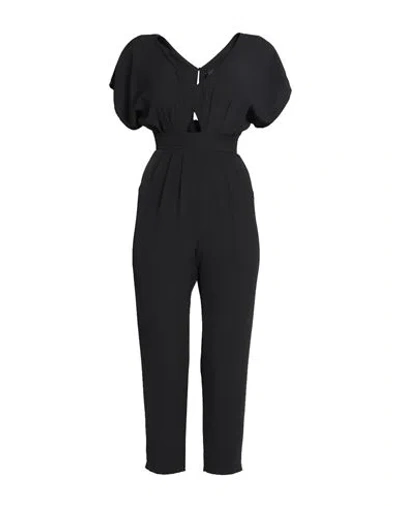 Marc Ellis Woman Jumpsuit Black Size 8 Viscose, Polyester