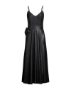 Marc Ellis Woman Maxi Dress Black Size 6 Polyester, Viscose In Black