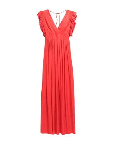 Marc Ellis Woman Long Dress Red Size 2 Polyester