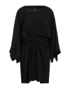 Marc Ellis Woman Mini Dress Black Size 6 Viscose, Polyester