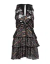 Marc Ellis Short Dresses In Black