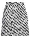 Marc Ellis Woman Mini Skirt White Size 6 Polyolefin, Elastane In White