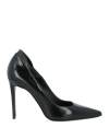 Marc Ellis Woman Pumps Black Size 10.5 Leather In Black