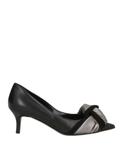 Marc Ellis Woman Pumps Black Size 7 Leather