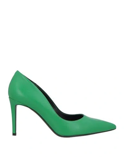 Marc Ellis Woman Pumps Green Size 7 Leather In Multi