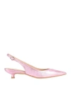 Marc Ellis Woman Pumps Pink Size 8 Leather