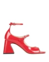 Marc Ellis Woman Pumps Red Size 7 Leather In Red