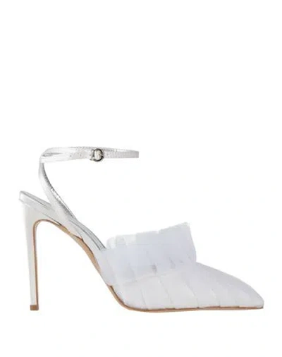 Marc Ellis Woman Pumps White Size 7 Textile Fibers