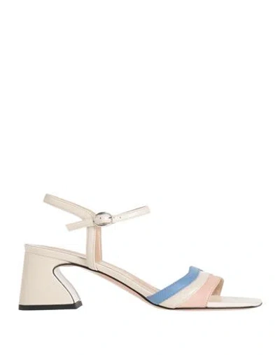 Marc Ellis Woman Sandals Blush Size 9 Leather In Pink