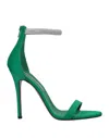 Marc Ellis Sandals In Emerald Green