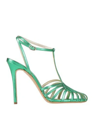Marc Ellis Woman Pumps Green Size 6 Soft Leather