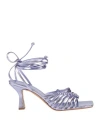 Marc Ellis Woman Sandals Lilac Size 11 Soft Leather In Purple