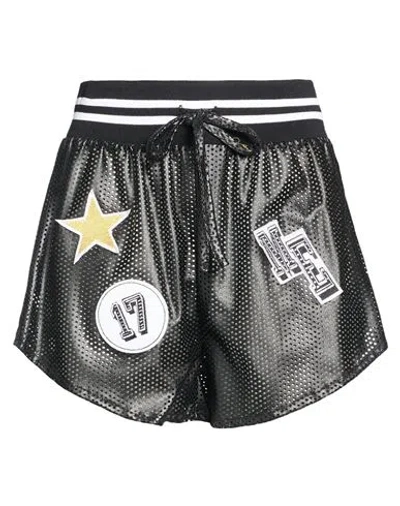Marc Ellis Woman Shorts & Bermuda Shorts Black Size 4 Polyester, Polyurethane