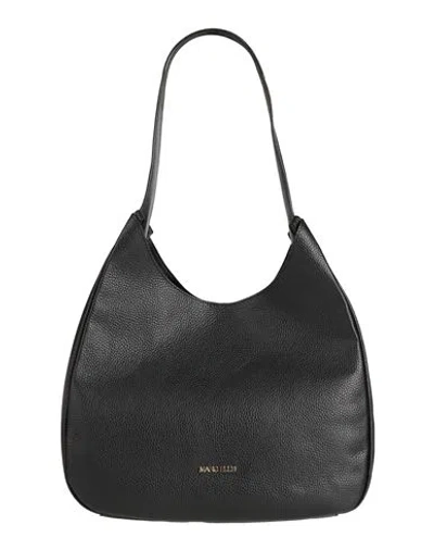 Marc Ellis Woman Shoulder Bag Black Size - Leather