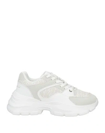 Marc Ellis Woman Sneakers Off White Size 5 Synthetic Material, Textile Fibers