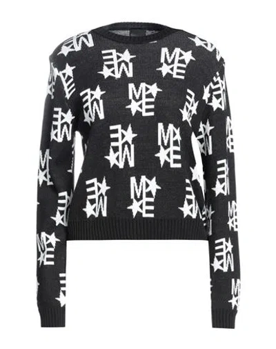 Marc Ellis Woman Sweater Black Size Xs Wool, Modal