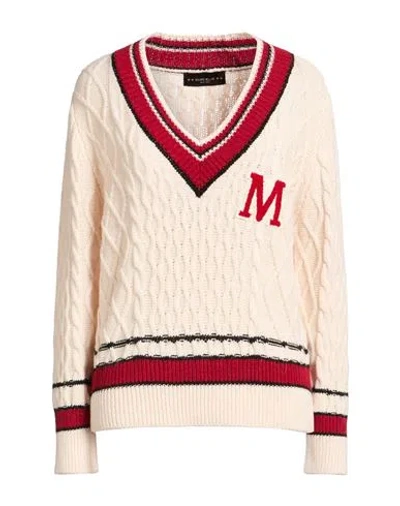 Marc Ellis Woman Sweater Cream Size 8 Acrylic, Viscose, Wool, Alpaca Wool In Neutral