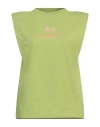 Marc Ellis Woman T-shirt Lime Green Size M Cotton