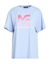 Marc Ellis Woman T-shirt Sky Blue Size Xl Cotton In Blue