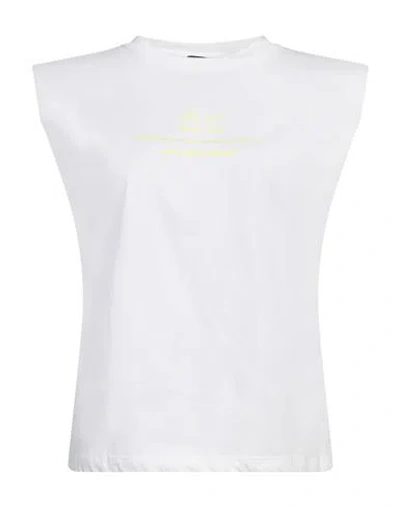 Marc Ellis Woman T-shirt White Size M Cotton