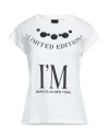 Marc Ellis Woman T-shirt White Size M Cotton In White