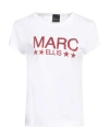 Marc Ellis Woman T-shirt White Size L Cotton In White