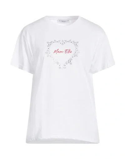 Marc Ellis Woman T-shirt White Size Xl Cotton