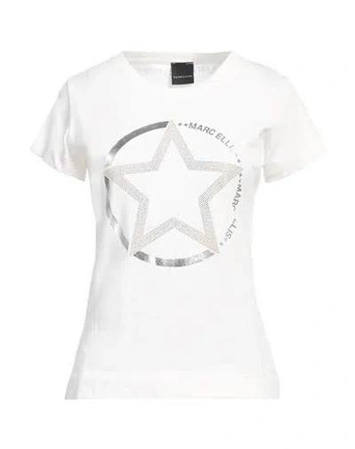Marc Ellis Woman T-shirt White Size Xs Cotton