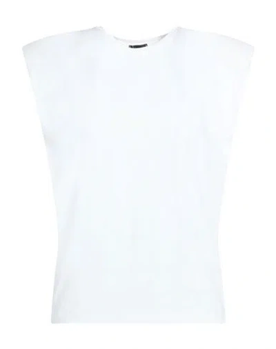 Marc Ellis Woman T-shirt White Size Xs Polyester, Elastic Fibres