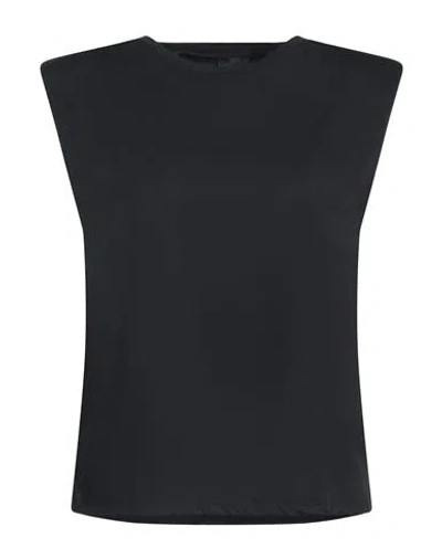 Marc Ellis Woman Top Black Size 10 Polyester, Elastic Fibres