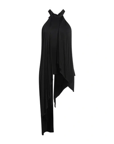 Marc Ellis Woman Top Black Size 6 Viscose, Rayon, Elastane