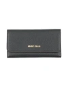 Marc Ellis Woman Wallet Black Size - Leather In Blue