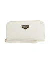 Marc Ellis Woman Wallet Ivory Size - Leather In White