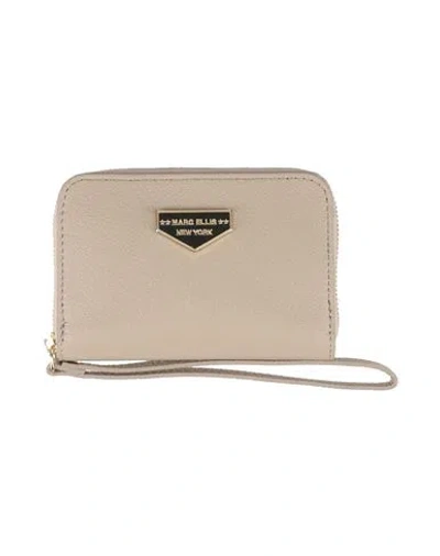 Marc Ellis Woman Wallet Light Grey Size - Leather In Neutral