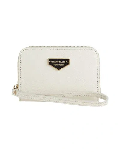 Marc Ellis Woman Wallet Off White Size - Leather