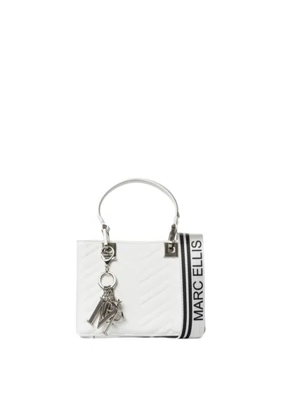 Marc Ellis Women's Bag  Flatkrissymwave Milk / Silver In White