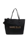 Marc Ellis Women's Shopping Bag  Macrotote Black In Black