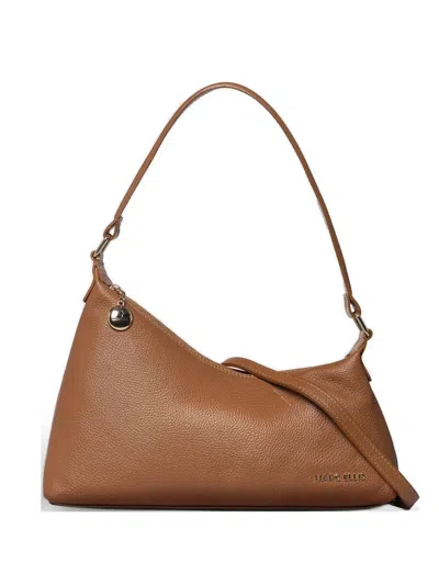 Marc Ellis Wynn Leather Shoulder Bag In Brown
