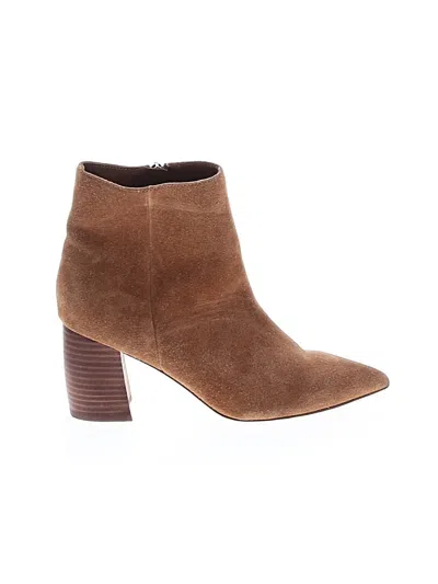 Pre-owned Marc Fisher Ankle Boots In Brown