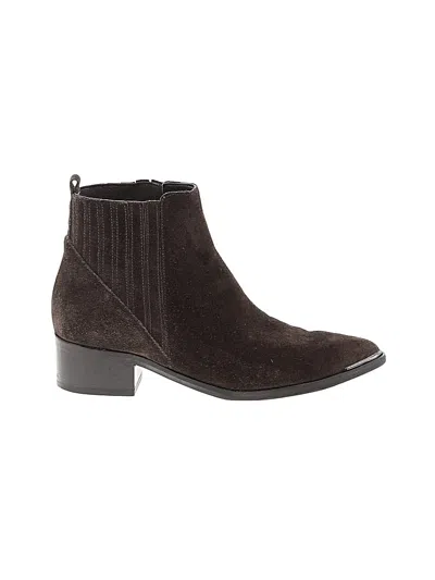 Pre-owned Marc Fisher Ankle Boots In Brown
