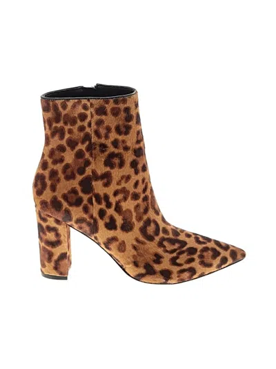 Pre-owned Marc Fisher Ankle Boots In Brown