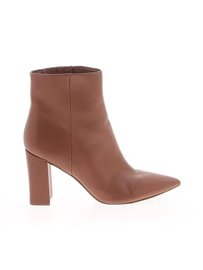 Pre-owned Marc Fisher Ankle Boots In Brown